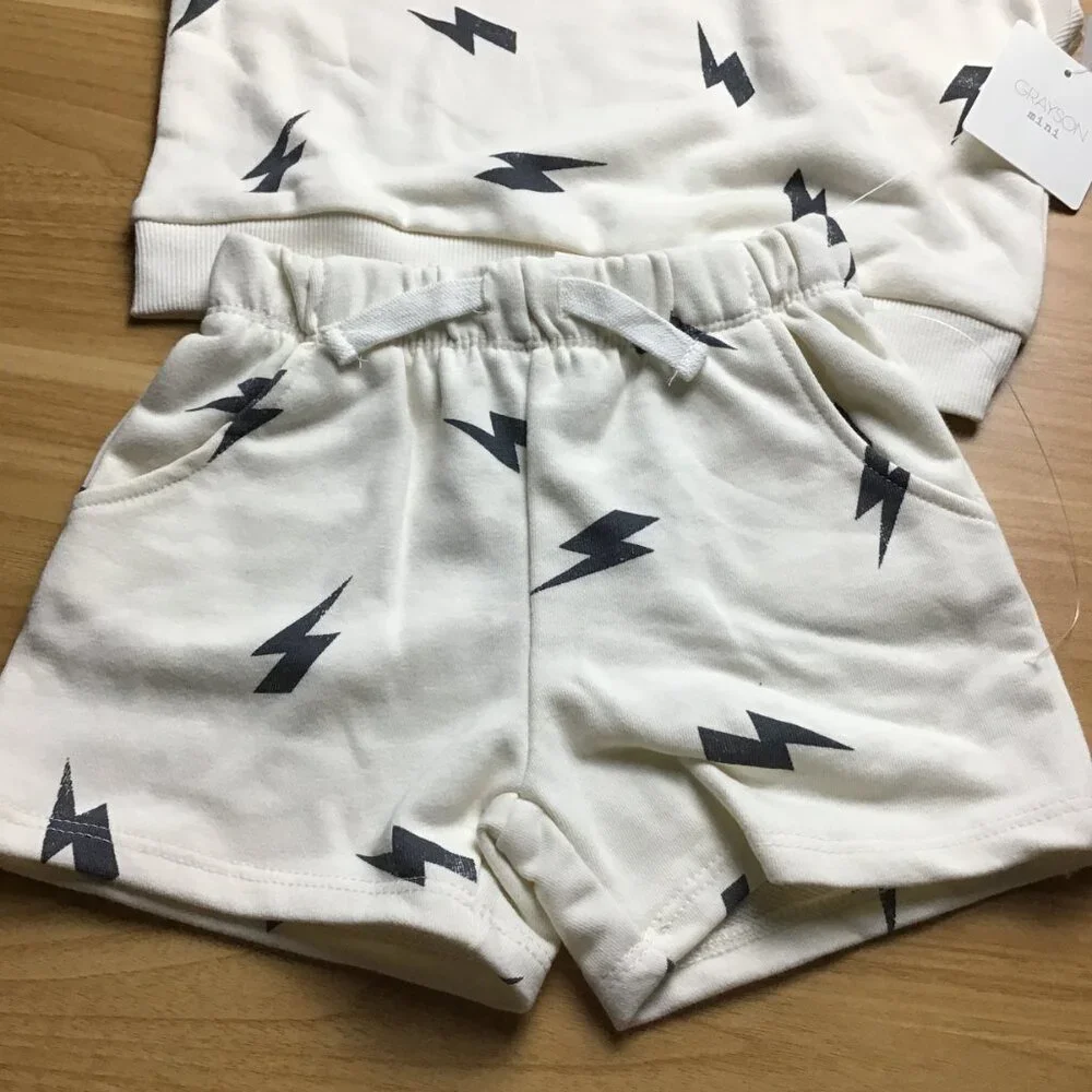 Grayson Mini 2T Baby Top and Short Matching Set + Long Sleeve T-shirt Ms Rachel - Picture 5 of 11